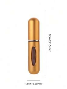 5 chai xịt nước hoa có thể tái sử dụng, chai đựng chất lỏng mini di động, vật dụng cần thiết khi đi biển, kỳ nghỉ hè, đi học, cắm trại, phụ kiện du lịch, dành cho cả nam và nữ. - Nhiều màu - Xem 6