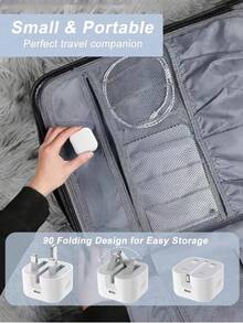 20W PD快充折叠充电器套装：20W折叠式墙充 + 100厘米高效数据传输快充编织线，兼容 17 Pro Max/17 Pro/17/Air/16/15、S25/S24/S23/S22/S21/S20 Ultra Plus等系列手机，高输出功率 - 英規插(220-240V) - 查看 4