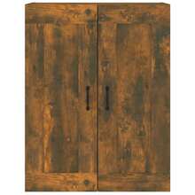 Armario de pared vidaXL, roble ahumado, 69,5 x 32,5 x 90 cm - Marrón - Ver 5