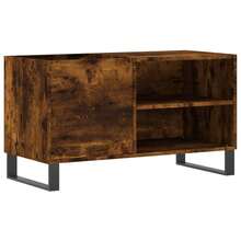 vidaXL Plattenschrank Räuchereiche 85x38x48 cm Holzwerkstoff - Braun - Übersicht 3