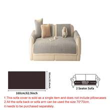 1 tấm bọc ghế sofa dày dặn, màu trơn, viền nhung trắng, thân thiện với thú cưng, có thể giặt máy, phù hợp với sofa 1-4 chỗ ngồi - Tấm lót sofa trang trí phòng khách, phòng ngủ, văn phòng và nhà cửa - Nhiều màu - Xem 23