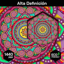 zxr CANVAS REVOLUTION Cuadro Decorativo Canvas Lienzo Impresión Mandala Tradicional Hindu Rosa Diferentes Dimensiones Tamaños Medidas Disponibles Decoración De Interiores Cuadros Minimalistas Modernos Cuadros Para Sala Comedor Recamara Oficina Cocina Panorámico 200 X 100 cm125 - Panorámico - Ver 3