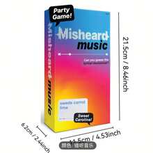 500 Hilarious Lyric Cards - Puzzle Game With Answers, Perfect For Funny Misheard Song Parties, Music Quote Challenges, Suitable For KTV, Family Movie Nights, And Birthday Parties -Great For Adults And Teens - 玫瑰紅 - 查看 2