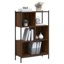 Libreria vidaXL effetto rovere marrone 72x28x109 cm Materiale a base di legno - Castano - Visualizzare 1