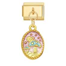 1件金色吊坠模块化DIY手链，包含花朵、蝴蝶、爱心、月亮、星星元素，都市休闲风格，圣诞节和万圣节必备单品，秋季色调，本土风情，实用时尚，圣诞风格，迷人设计，不锈钢饰品，圣诞装饰，秋季办公风格 - M293071 - 查看 11