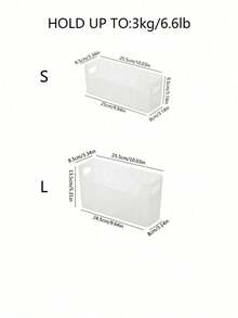 Hộp đựng đồ treo tường nhà bếp, hộp đựng túi đựng thực phẩm bằng nhựa gắn trên cửa tủ, hộp đựng đồ dùng vệ sinh, không cần khoan, hộp đựng đồ màu trắng dùng cho nhà bếp, phòng tắm, phòng ngủ và văn phòng, đồ dùng nhà bếp, đồ dùng lưu trữ nhà bếp, hộp sắp xếp nhà bếp, đồ dùng lưu trữ - trắng - Xem 9