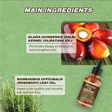 Batana Oil + Rosemary Oil Hair Care Serum (30ML/Bottle) - Nourishes Hair Roots, Strengthens Hair Strands, Enhances Shine For Healthy Silky Hair - 30毫升 - 查看 3