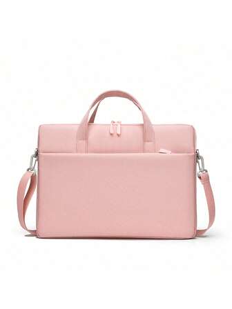 New Solid Color Retro Style Busines Laptop Bag For MacBook Air Pro 13 15 13.3 14 15.6 Inch Notebook Simple Fashion Computer Case Laptop Case Laptop Sleeve Laptop Cover Computer Bag Water Resistant Carrying Hand Bag Laptop Handbag For Business For College Back To School