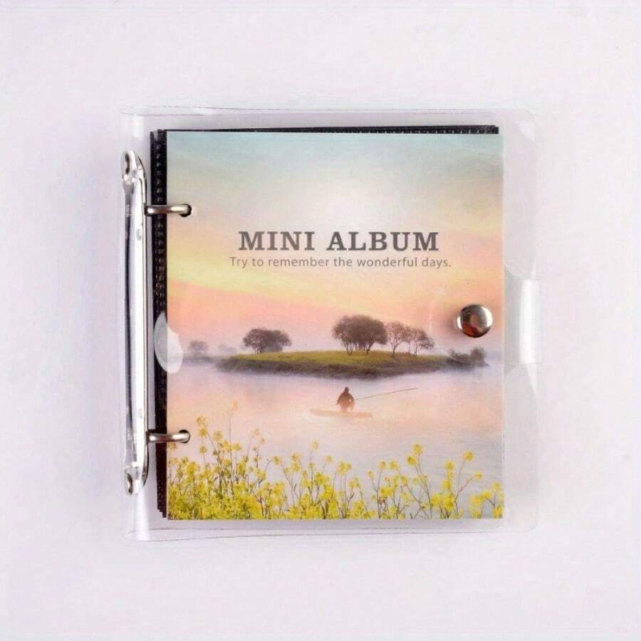 Loose-Leaf PP Photo Album Ticket Storage Postcard 3 Inch Memory 100 Pockets For Mini Film Photo Album - Landscape Scenery - View 1