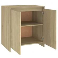 Aparador vidaXL Sonoma Oak 70x41x75 cm Material à base de madeira - Bege - Ver 8