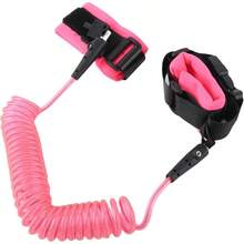 Garosa Anti Lost Wrist Link, Correa de  para la mueca Loop Wristband Arns para Caminar con  Key Lock para nios pequeos 2.5MRosa - inicial - Ver 9