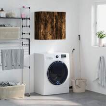 Mobiletto a parete vidaXL rovere affumicato 60x31x60 cm, materiale a base di legno - Castano - Visualizzare 2