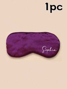 LICVIC Máscara de dormir personalizada con nombre, máscara de dormir de satén personalizada, máscara de dormir personalizada para mujeres, se puede personalizar como máscara de viaje para los ojos, regalo para mujeres, regalo de boda, regalo de cumpleaños, adecuado para el Día de San Valentín, el Día del Padre, el Día de la Madre, regalos para novias, damas de honor, padres, miembros de la familia, uso diario - Negro - Ver 9