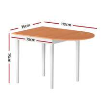 1.1M Artiss Dining Table Extendable - Pine - View 2