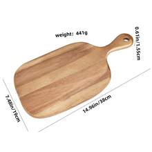 Rosewood Placemat, Wooden Tray With Handle, Portable Cutting Board, Outdoor Camping Dining Mat, Kitchen Chopping Board, Wholesale Cross-Border - Brown - View 9