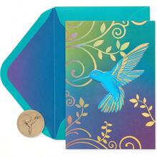 YQQ Papyrus Hummingbird Boxed Blank Note Cards 12-Count1212 - Colibrí - Ver 1