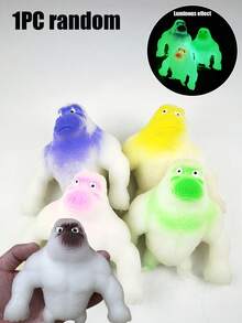 1/3个装弹力橡胶大猩猩玩具，乳胶填充恶作剧娃娃，创意趣味搞怪玩具，挤压玩具，可拉伸，缓解压力和焦虑，办公室和旅行减压玩具，解压玩具，抗压玩具，派对游戏，派对礼品，女孩玩具，男孩玩具，女孩礼物，女孩游戏，男孩游戏，派对礼品袋填充物，生日派对礼品，趣味礼物 - 彩色 - 查看 26