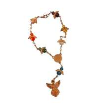 HLJ  Protector de Auto y Hogar con Piedras de Colores y Ángeles - Amuleto Colgante para Bolsa Puerta o Carro Energía Positiva y Armonía Espiritual. Hermosa Bendicion. Talisman de Proteccion Amuleto127 - como en la foto - Ver 4