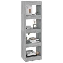 Estantería/separador de ambientes vidaXL Gris Sonoma 40x30x135 cm - Gris - Ver 1