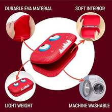 ZIPIT Beast Estuche para lápices para niños | Estuche de gran capacidad | Estuche escolar para niñas y niños (Rojo)(Red) - Multicolor - Ver 4