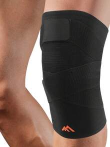 Sports Straps Nylon Knee Pads Running Fitness Weightlifting Pressure Fixation Cycling Basketball Outdoor Hiking Knee Protection - Black - View 2