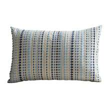 1/2 vỏ gối kiểu Bắc Âu hiện đại, họa tiết chấm bi jacquard, thích hợp cho phòng ngủ, ghế sofa, xe hơi, v.v. (Không bao gồm ruột gối) - Màu xanh lam - Xem 14