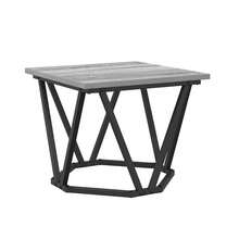 vidaXL Couchtisch 3 Stk. Graues Sonoma Ingenieure Holz und Stahl - Grau - Übersicht 6