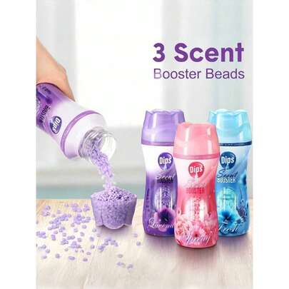 Random Style Lavender Scented Fabric Softener Beads, Enhances Fragrance, Cleaning & Color Protection