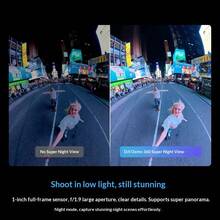 運動相機大疆(DJI)Osmo 360 全景運動相機 8K高清防手震防水 摩托車 騎乘 潛水 滑雪 旅遊 手持便攜式vlog攝影機 Osmo360標準套裝 - 黑色 - 查看 8