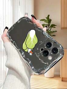 Una nueva serie de estuches protectores de teléfono móvil con patrón de pato de dibujos animados chapados, con un tacto talla grande cómodo y una operación flexible. El marco chapado se combina con una atmósfera exquisita, adecuado para 16ProMax/16Plus/16Pro/15/14/13/12/11. - Plateado - Ver 5
