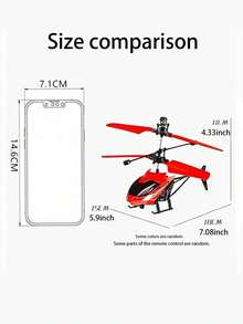 1 Set Children's Induction Flying Helicopter Toy, Rechargeable & Crash-Resistant, Suitable For Kids' Birthday Gift (Some Accessories' Style And Color Are Random), Remote Control Style Is Random - Multicolor - View 7