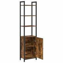 Bibliothèque vidaXL Chêne fumé 40 x 24 x 161 cm Matériau à base de bois - Tabac - Voir 6