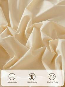 1 chiếc ga trải giường cotton 100% màu vàng nhạt, có độ sâu vừa vặn, mềm mại, thoáng khí, thích hợp cho phòng ngủ, sử dụng được quanh năm. Ga trải giường mềm mại và thoáng khí, phù hợp với mọi kích cỡ giường - đơn, đôi, cỡ lớn, cỡ Queen. Độ sâu ga trải giường lên đến 11,8 inch. Ga trải giường có độ sâu phù hợp cho học sinh, ký túc xá. - Vàng nhạt - Xem 6