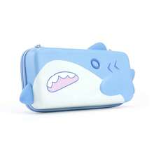 Geekshare Cute Carry Case Compatible With Switch/Switch OLED - Portable Hardshell Slim Travel Carrying Case Fit Switch Console & Game Accessories -- Shark - Blue - View 11
