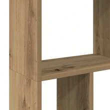 Bibliothèque vidaXL Artisan Chêne 60x20x120 cm Matériau à base de bois - Tabac - Voir 9