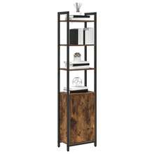 Bibliothèque vidaXL Chêne fumé 40 x 24 x 161 cm Matériau à base de bois - Tabac - Voir 1