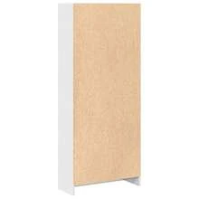 Bibliothèque vidaXL Blanc brillant 60 x 24 x 143 cm Matériau à base de bois - Blanc - Voir 6