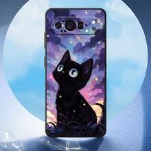 9 Pro、XL、8A、6 Pro、8 Pro、9A、7A、7 Pro、6Aをが含まれていますむ Pixelモデルに対応するゴッホをテーマにしたスマホケース。 - ブラック - チェックする 1