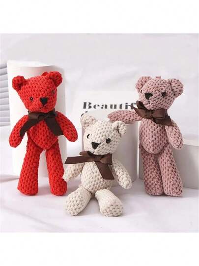 Teddy Bear, Cypress Bear, Plush Toys, Dolls, Cloth Dolls, Bags, Pendants, Gifts, Souvenirs, Accessories. Cute Small Animal-Shaped Plush Toys, Soft To The Touch, Are The Top Choice For Christmas Decorations, Home Decorations, Party Decorations, Birthday Gifts And Various Holiday Gifts.