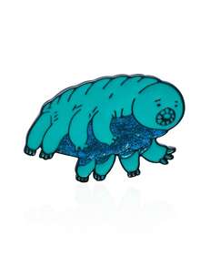 Cartoon Small Water Bear Brooch Cute Animal Enamel Pin Hat Backpack Collection Badge For Zoologist Biologist Gift - Multicolor - View 2