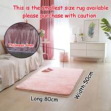 eluckya Plush And Thick Long-Pile Carpet, Super Soft And Comfortable Rug, Non-Slip Thick Pile Carpet, Suitable For Bedrooms, Living Rooms, Bathrooms, Dorm Rooms, Room Decor, Kitchen Essentials, Family Gatherings, Valentine's Day, Birthday Parties, Home Decor, Bedroom Decor. - Hồng - Xem 11