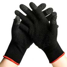 Guantes Térmicos de punto Unisex antideslizantes para pantalla táctil, transpirables, a prueba de sudor, para juegos de teléfono, sensible al tacto - 1 par - Ver 7