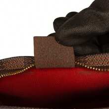 Louis Vuitton Authenticated  PRE-OWNED Damier Ebene Trousse Pochette Bag - màu nâu - Xem 5