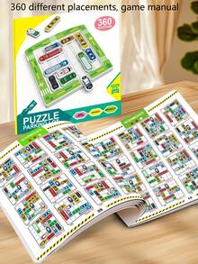 1 pieza + Laberinto magnético Estacionamiento + Salida de automóvil + Juego de rompecabezas Huarong Road + Juguete magnético deslizante + Juguete interactivo para padres e hijos + Rompecabezas digital Juguete de pensamiento para niños - Multicolor - Ver 6