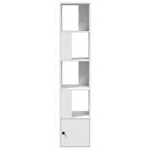 Bibliothèque vidaXL Blanche 40x36x189 cm Matériau à base de bois - Blanc - Voir 1