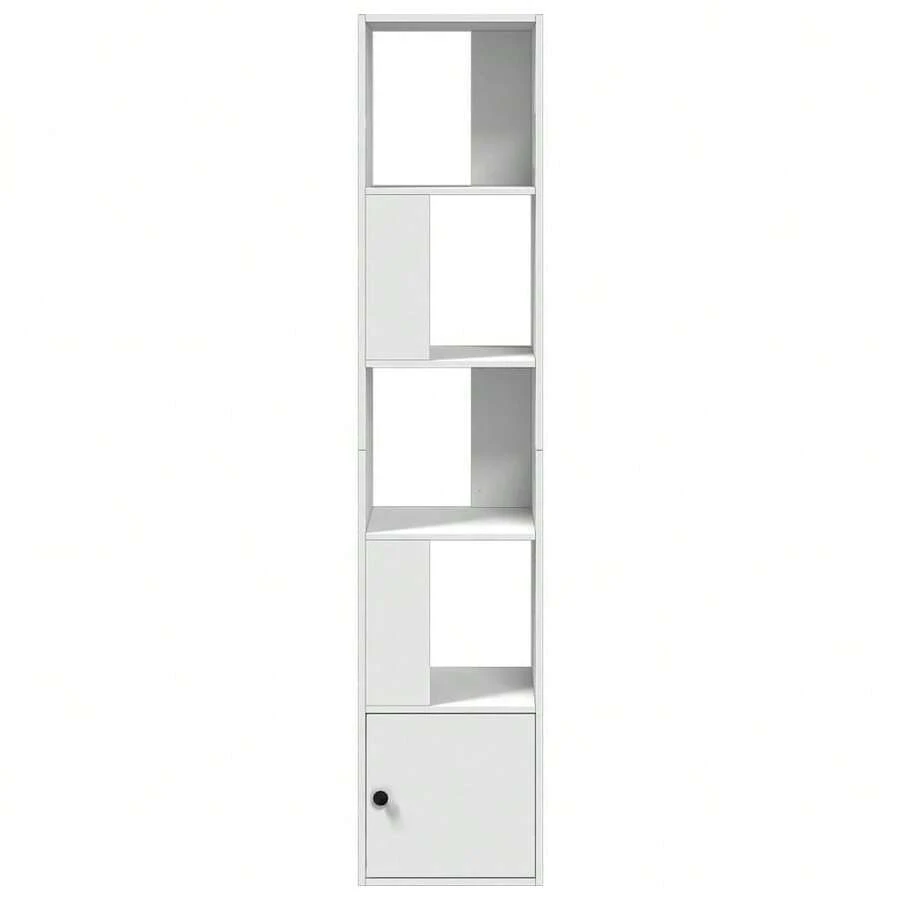 Bibliothèque vidaXL Blanche 40x36x189 cm Matériau à base de bois - Blanc - Voir 1