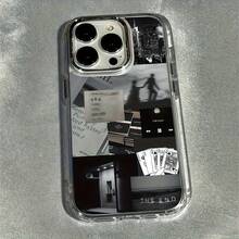 ¡Consigue una nueva funda para tu teléfono! Una nueva funda de teléfono vintage transparente para parejas diseñada para teléfonos Apple, con un diseño de gran orificio de metal para disipación de calor y material de silicona de primera calidad. Es compatible con iPhone 17/11/12/13/14/15/16 Pro Max/12 Pro Max/13 Pro Max/14 Pro. ¡Consigue una nueva funda para tu teléfono! - 1 pieza - Ver 6