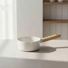 Inde Ecook Collection Of Frying Pans, Wok, Roasting Pan, Casseroles And Saucepan (16 Cm To 30 Cm) Free Ceramic Non-Stick, Aluminum, Suitable For Induction - 16.5CM LADLE - View 4