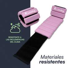 Lincky Strength Training Wrist & Ankle Weights - Pink - View 4