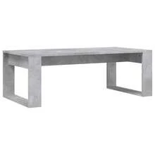 Tavolino da caffè vidaXL grigio cemento 102x50x35 cm in composito di legno - Grigio - Visualizzare 7